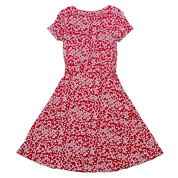 Boden Red & White Portia Blossom Dress Sz 8 Regular - Picture 9 of 15